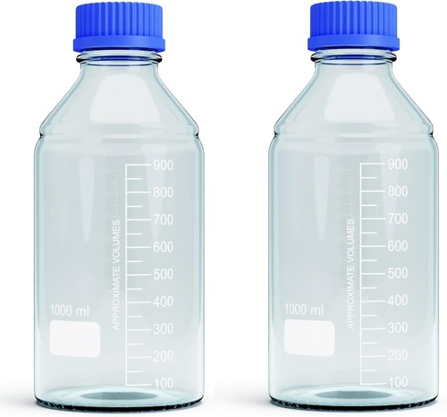 1000ml glass round media - glass,